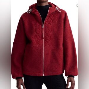 Varley Richfield Quilted Sherpa Zip Up - women’s size medium